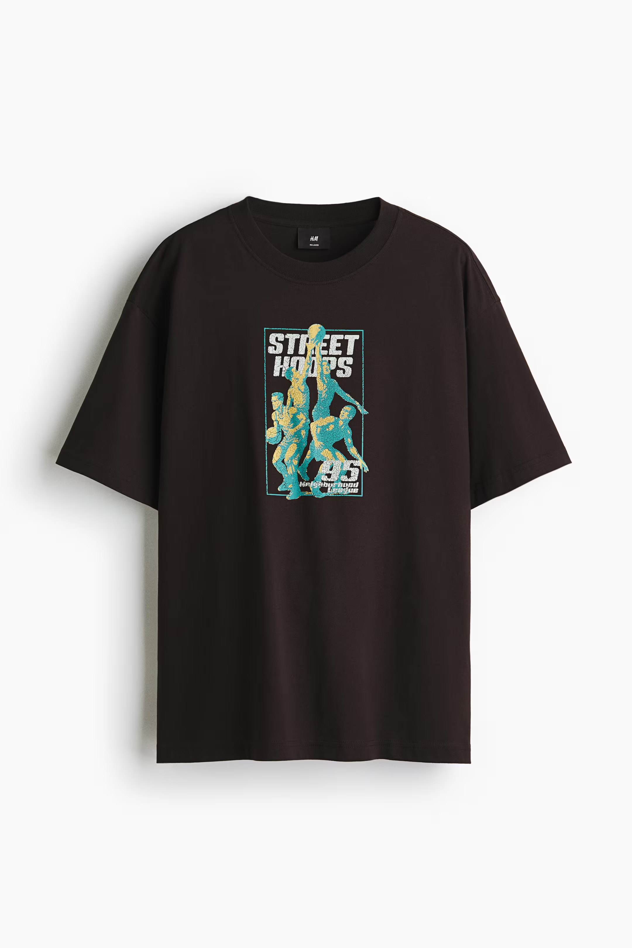 loose fit printed t shirt